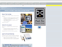 Tablet Screenshot of paul-tec.com.au